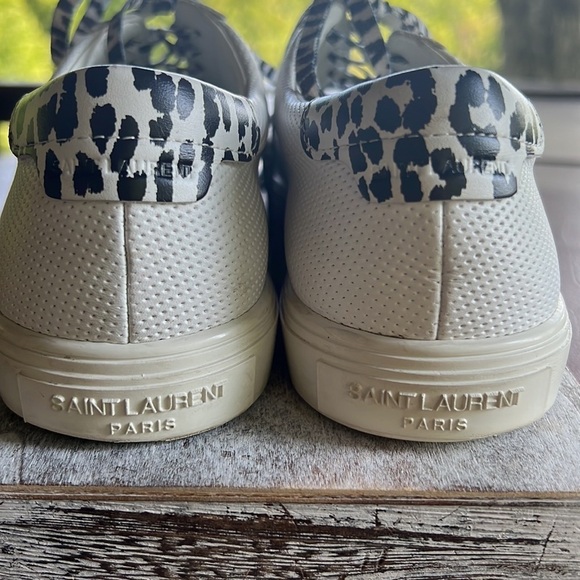 Yves Saint Laurent “Andy” Perforated Low Top Sneakers - Picture 6 of 16